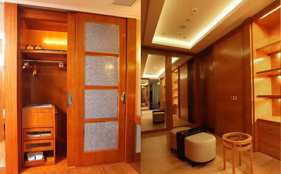 The wardrobe